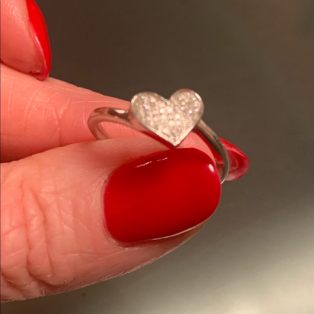 Beautiful 14k white gold ring - Picture 8 of 11